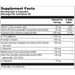 BioGenesis UltraLean Appetite Control 120 veg capsules supplement facts label