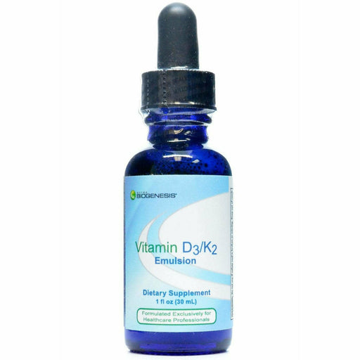 BioGenesis Vitamin D3-K2 Emulsion, 1 fl oz, front of bottle