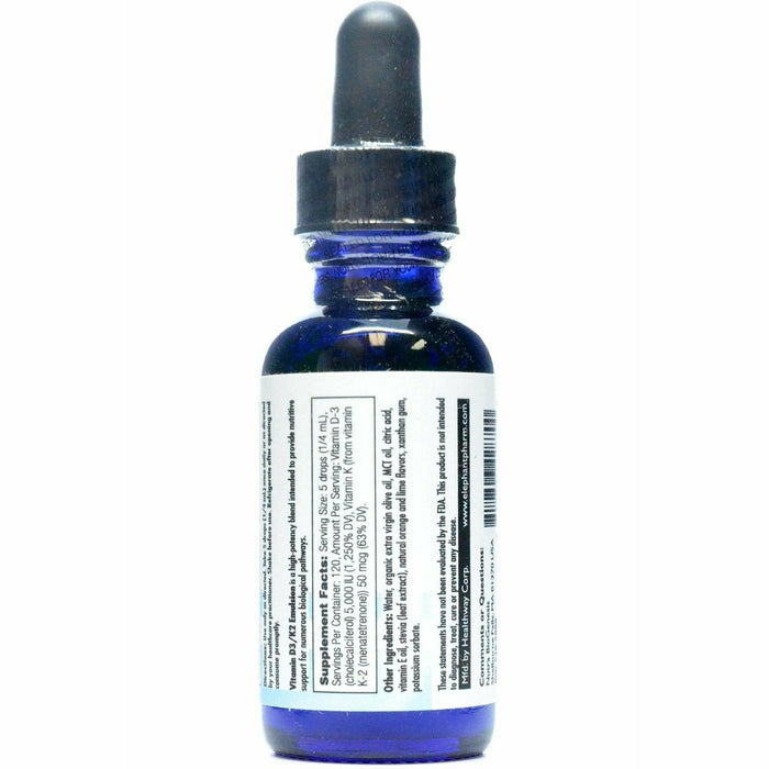 BioGenesis Vitamin D3-K2 Emulsion 1 fl oz side label, second view