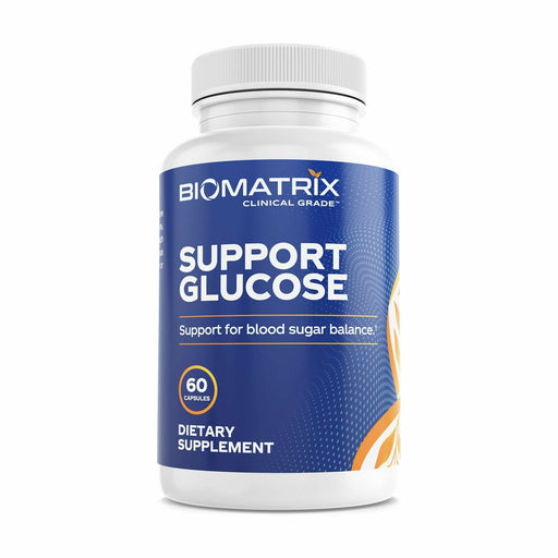 BioMatrix Support Glucose, 60 capsules, front of bottle