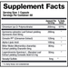 BioMatrix Support Glucose 60 capsules supplement facts label
