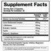 BioMatrix Support Liver 90 capsules supplement facts label