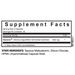 BioPharma Scientific Nanogluco Control 60 capsules supplement facts label, second view