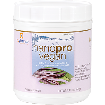BioPharma Scientific Nanopro Vegan, 1.43 lb, front of container