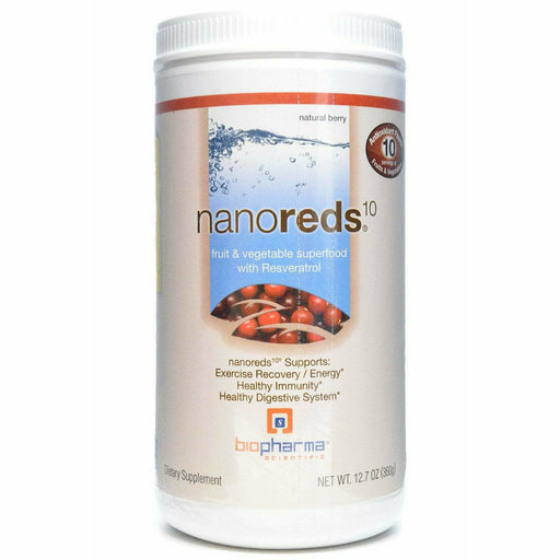 BioPharma Scientific NanoReds 10, 12.7 oz, front of container
