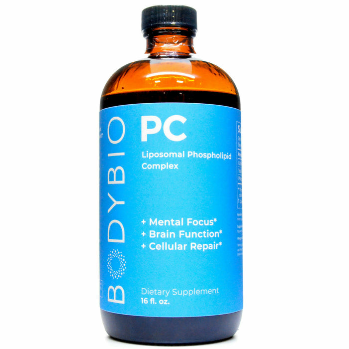 BodyBio PC, 16 fl oz, front of bottle