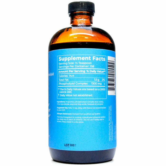 BodyBio PC 16 fl oz supplement facts label