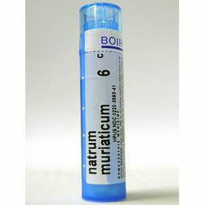 Boiron Natrum muriaticum 6C, 80 pellets, front of tube