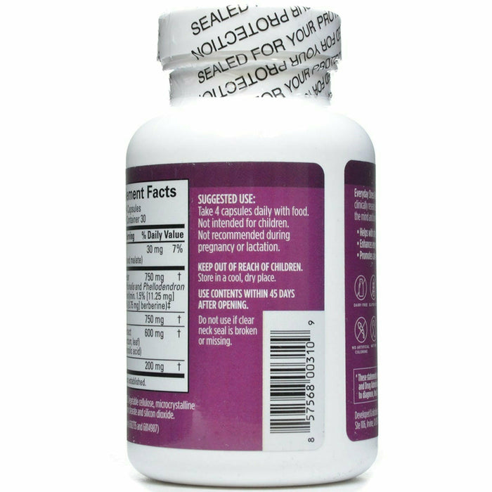 BrainMD Everyday Stress Relief 120 capsules suggested use label
