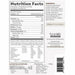 BrainMD OMNI Protein Powder Chocolate 2.38 lb nutrition facts label
