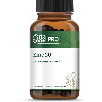Gaia Herbs Professional Solutions, Zinc 20 250 tabs