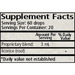 Wise Woman Herbals, Glycyrrhiza Glycerite 2 fl. oz. Supplement Facts Label