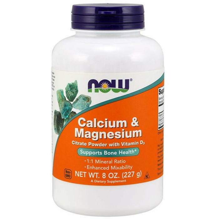 NOW, Calcium & Magnesium Powder 8 oz