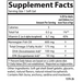Carlson Labs Kid's Chewable DHA 100 mg 120 softgels supplement facts label