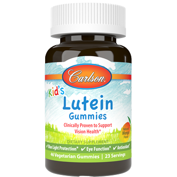 Carlson Labs Kid's Lutein Gummies, 46 gummies, front of bottle