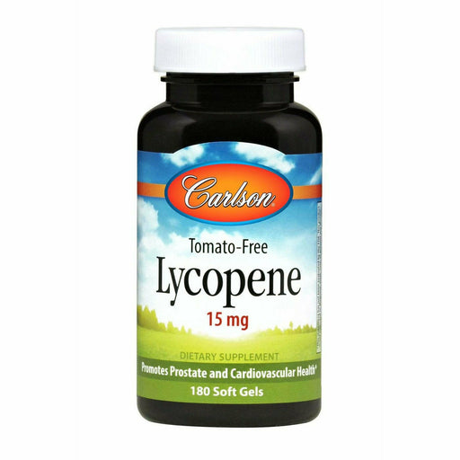 Carlson Labs Lycopene 15 mg, 180 softgels, front of bottle