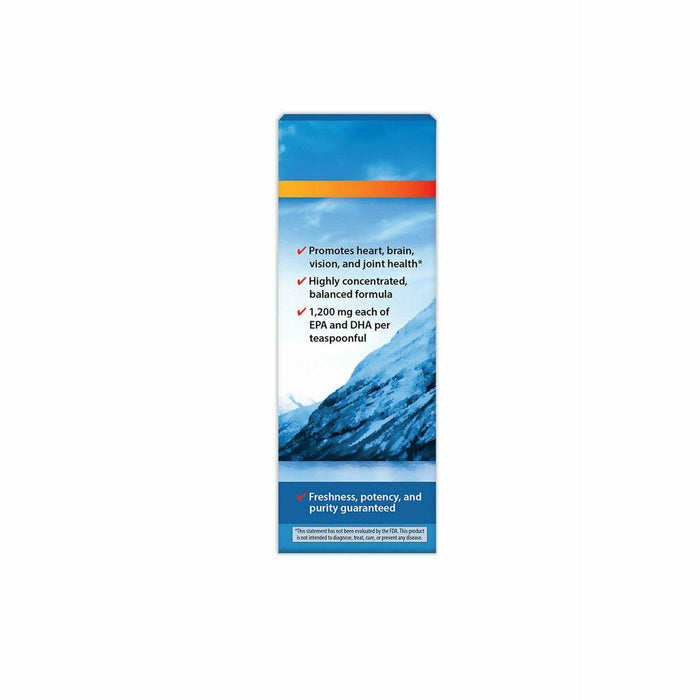 Carlson Labs MedOmega Fish Oil 2,700 mg 3.3 fl oz box side panel, second view