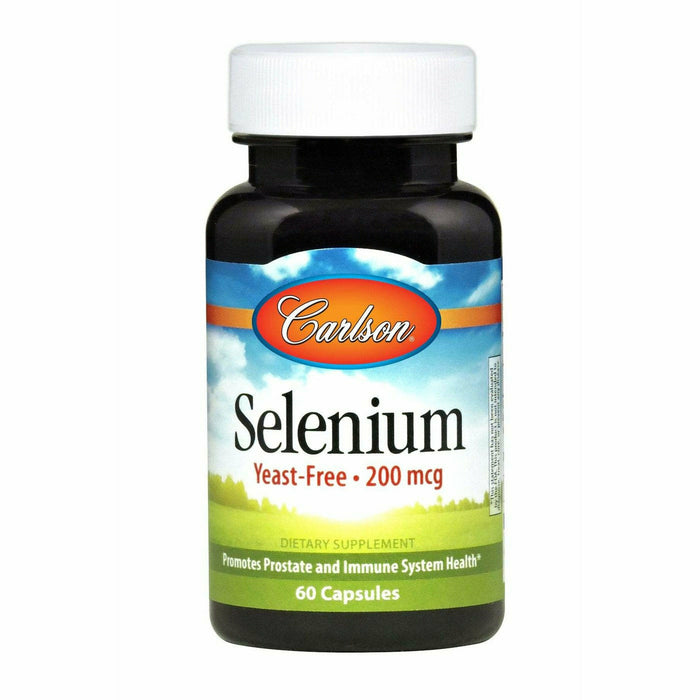 Carlson Labs Selenium 200 mcg, 60 capsules, front of bottle