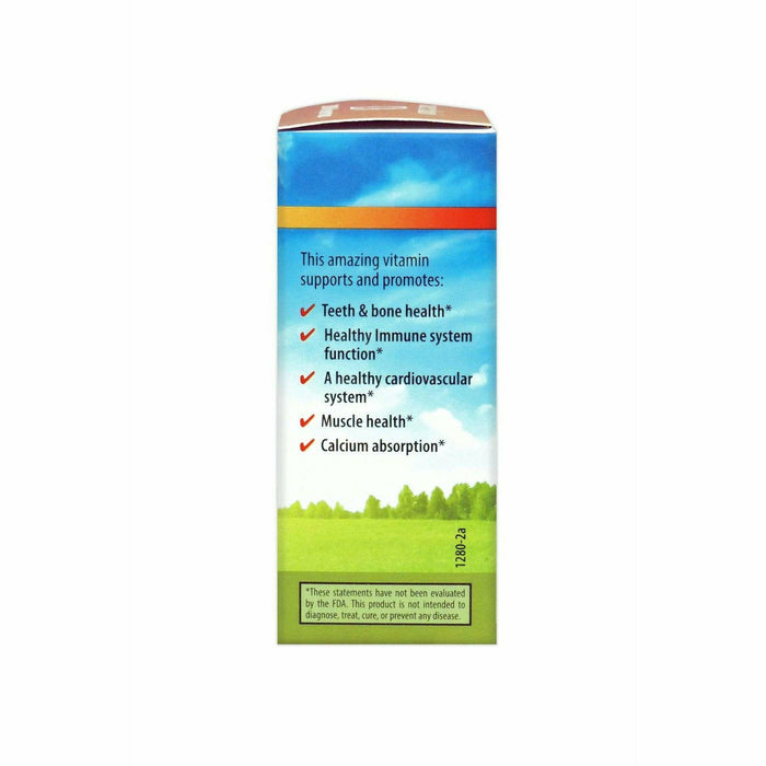 Carlson Labs Super Daily D3 0.37 fl oz box side panel, second view