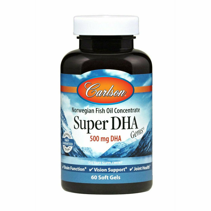Carlson Labs Super DHA, 60 softgels, front of bottle