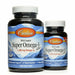 Carlson Labs Super Omega3 Fish Oil 1200 mg, 130 softgels, front of bottle