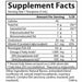 Carlson Labs The Very Finest Fish Oil Lemon 200 mL supplement facts panel, close-up