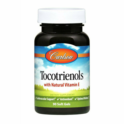 Carlson Labs Tocotrienols, 90 softgels, front of bottle