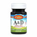 Carlson Labs Vitamin A & D, 100 softgels, front of bottle