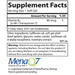Carlson Labs Vitamin K2 as MK-7 120 softgels supplement facts label