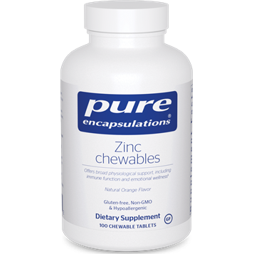 Zinc Chewables 100 tabs by Pure Encapsulations