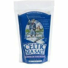 Celtic Sea Salt Flower of the Ocean Sea Salt, 1/2 lb, front of bag