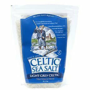 Celtic Sea Salt Light Grey Coarse Sea Salt, 1 lb, front of bag