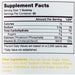 Chapter One B is for Bones 60 gummies supplement facts label