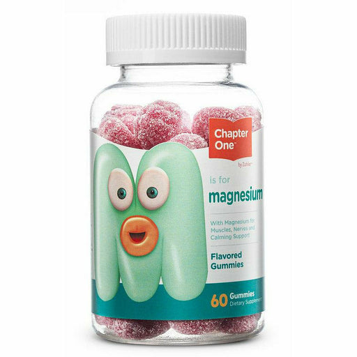 Chapter One M is for Magnesium, 60 gummies, front of bottle
