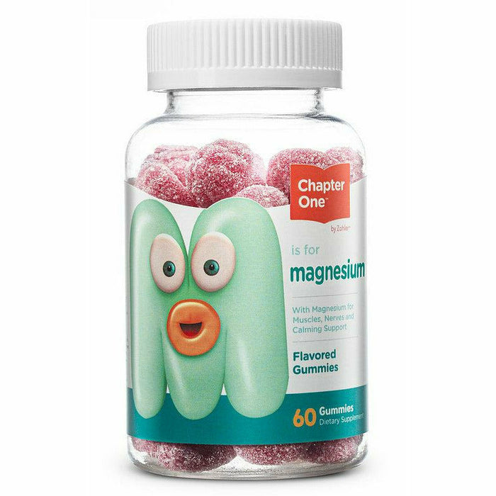 Chapter One M is for Magnesium, 60 gummies, front of bottle