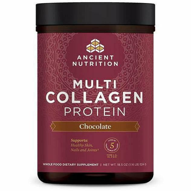 Ancient Nutrition, Multi Collagen Protein Powder 16 oz. (Chocolate)