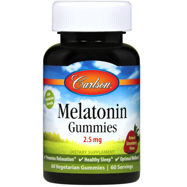 Melatonin Gummies 2.5 mg 60 gummies by Carlson Labs