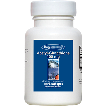 Acetyl-Glutathione 100 mg 60 tabs by Allergy Research Group