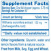 Ashwagandha 2 fl oz by Ayush Herbs Supplement Facts