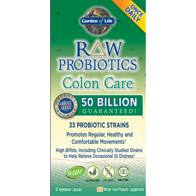 RAW Probiotics Colon Care, Garden Of Life