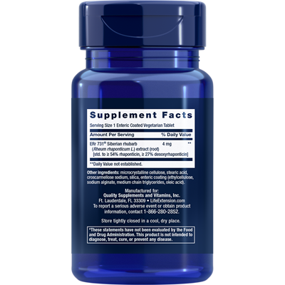 Menopause 731 30 tabs by Life Extension Supplement Facts