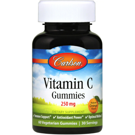 Vitamin C Gummies 250 mg 60 gummies by Carlson Labs