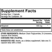 Ubiquinol 100 mg by Dr. Mercola Supplement Facts Label