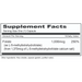 5-MTHF 120 caps by Priority One Vitamins Supplement Facts Label