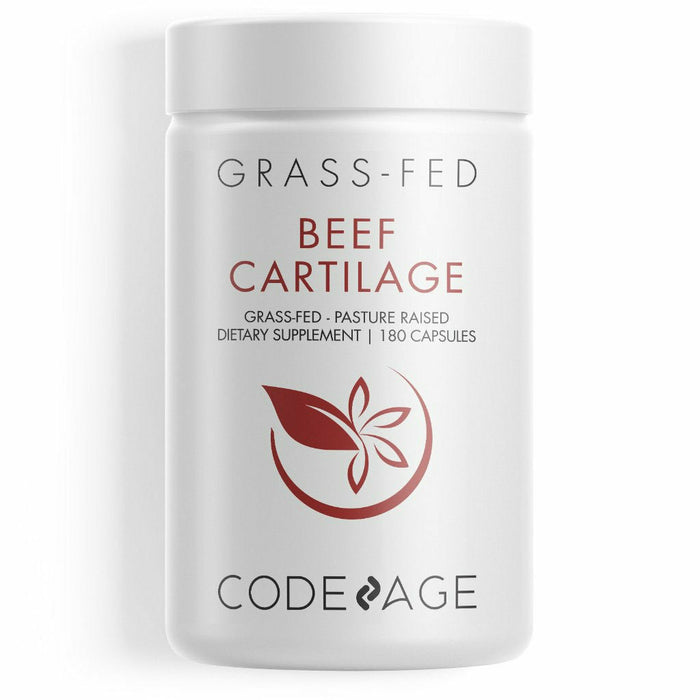 CodeAge Beef Cartilage, 180 capsules, front of bottle