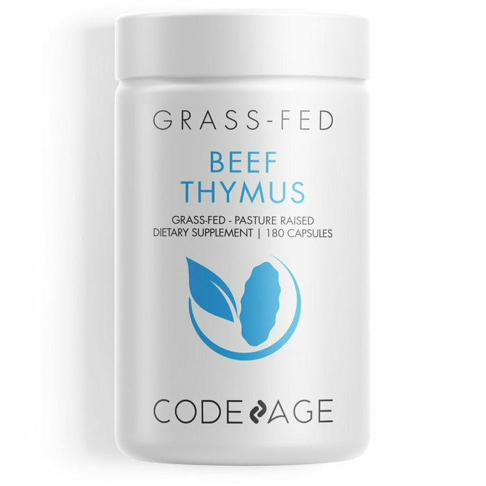 CodeAge Beef Thymus, 180 capsules, front of bottle