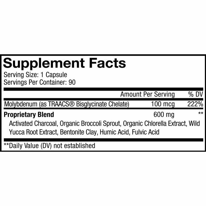 CodeAge Full Spectrum Binder + 90 capsules supplement facts label