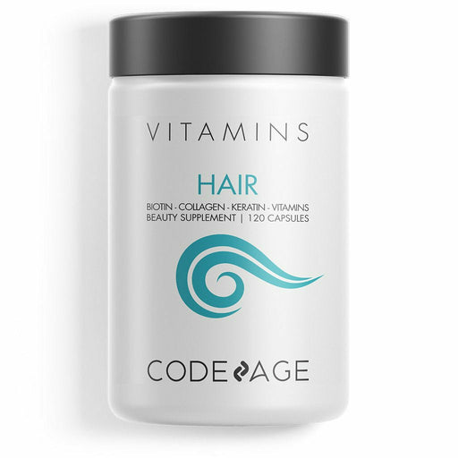CodeAge Hair Vitamins, 120 capsules, front of bottle