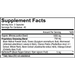 CodeAge Mimosa Pudica Seed 120 capsules supplement facts label