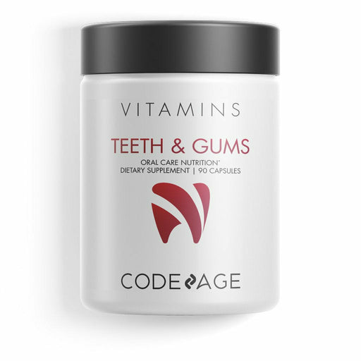 CodeAge Teeth & Gums Vitamins, 90 capsules, front of bottle